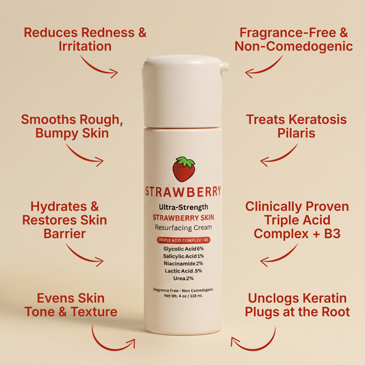 Lelixa strawberry resurfacing cream
